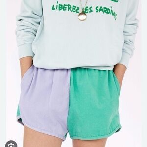 Clare V pinwhale shorts. Size M. NWT